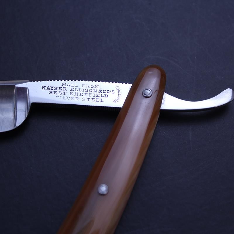 Vintage Kayser Ellison Silver Steel Razor